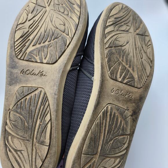 Olukai Waialua Mesh slip on loafers navy/pink shoes womans size 9 - Picture 10 of 11